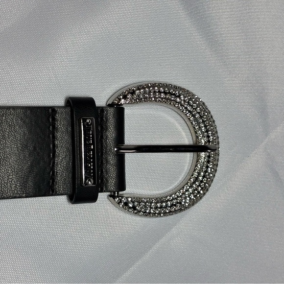 TRUE RELIGION Women’s Crystal Black Belt Size S/M main image 5